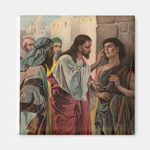 Imã Jesus Cristo curando o homem cego