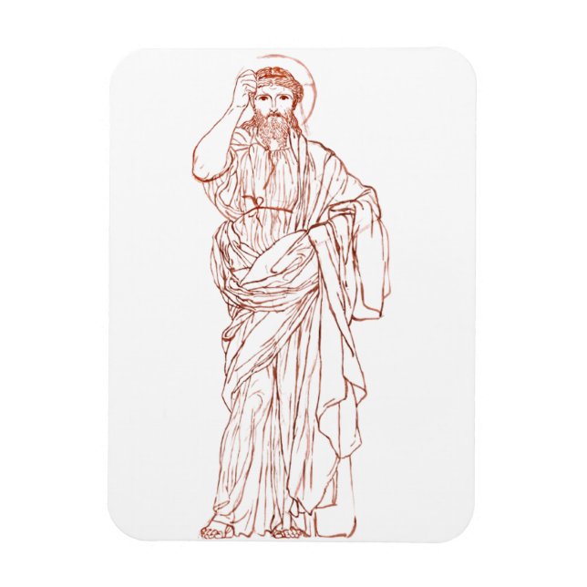Ímã Jesus Cristo de Nazaré Filho de Deus (Vertical)