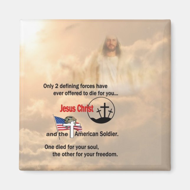 Imã Jesus Cristo e o Soldado Americano (Frente)