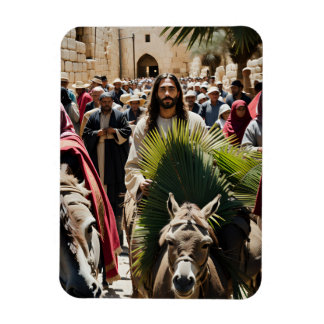 Ímã Jesus Cristo em Donkey
