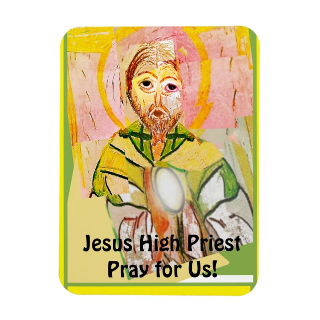 Ímã Jesus Cristo o Cartão de Sacerdote Alto (Vertical)