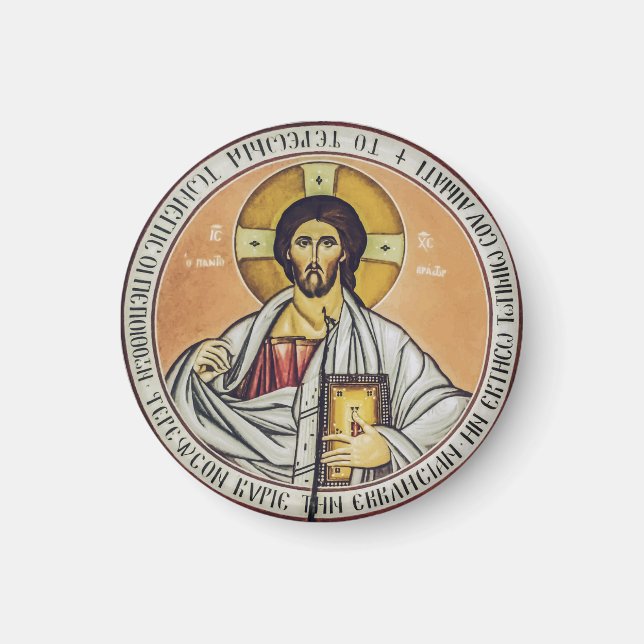 Imã Jesus Cristo Pantocrator  cúpula da Igreja (Frente)
