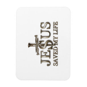 Ímã Jesus Cristo Salvou Meu Presente De Vida Para Mulh