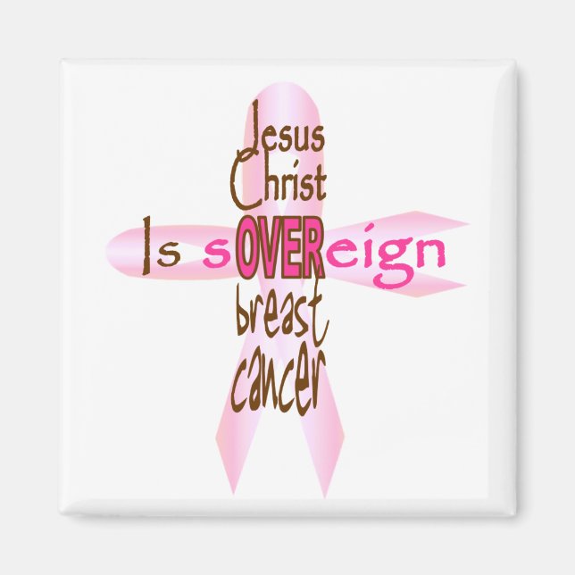 Imã Jesus Cristo Soberano Sobre Cancer Da Mama (Frente)