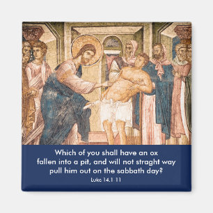 Imã Jesus cura o homem com hidropisia - ímã
