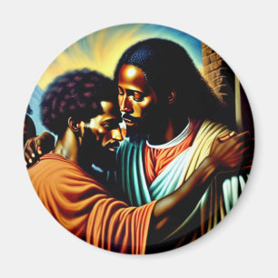 Imã Jesus cura um homem cego