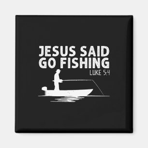 Imã Jesus Disse Vá Pescar Cristo Cristão Pescador F
