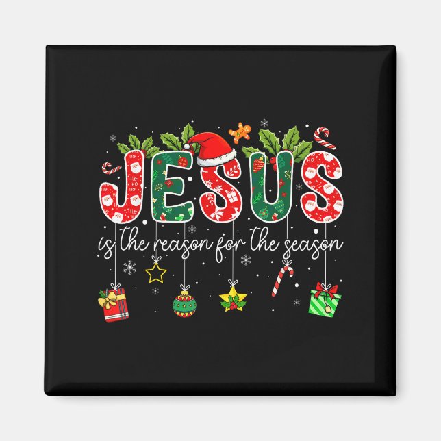 Imã Jesus É a Razão da Temporada de Natal Chris (Frente)