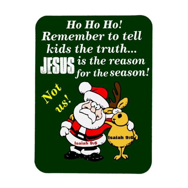 Ímã Jesus é a razão para a estação, não nós! (Vertical)