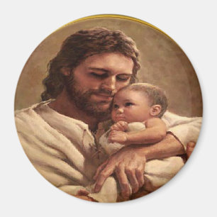 Imã jesus e Child Magnet