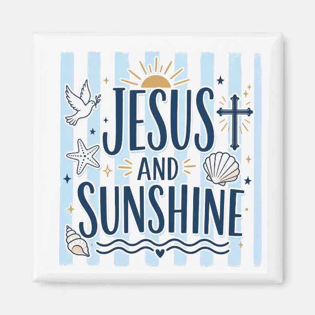 Imã Jesus e Ímã de Sol (Frente)