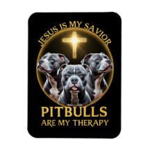 Jesus É Meu Salvador Pitbulls É Minha Terapia Engr