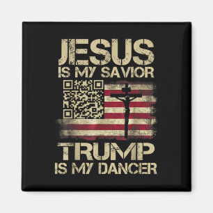 Imã Jesus É Meu Salvador Trump É Meu Dançarino Qr Trum