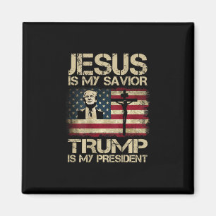 Imã Jesus É Meu Salvador Trump É Meu Presidente Bandei