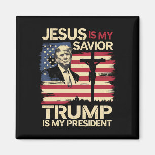 Imã Jesus É Meu Salvador Trump É Meu Presidente Bandei