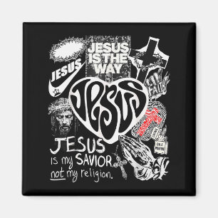 Imã Jesus É O Caminho Versículo Bíblico Cristão Fé De