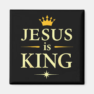 Imã Jesus É Rei _ Design de Fé Cristã