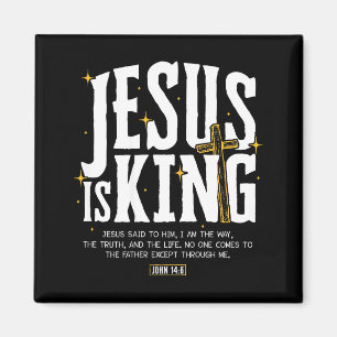 Imã Jesus é Rei Versículo Bíblico João 14_6 Cristão De
