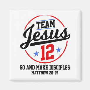 Imã Jesus E Time De Beisebol Jesus Cristão Mateus 28