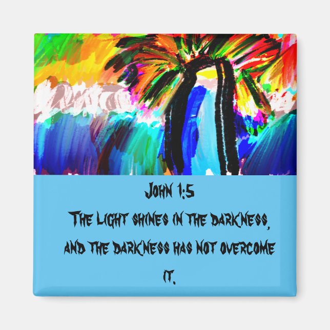 Imã Jesus é um farol com íman, sinal de ar fresco (Frente)