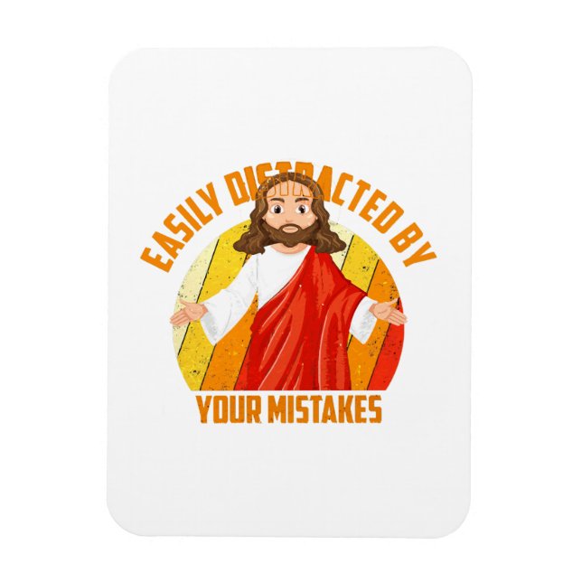 Ímã Jesus engraçado (Vertical)
