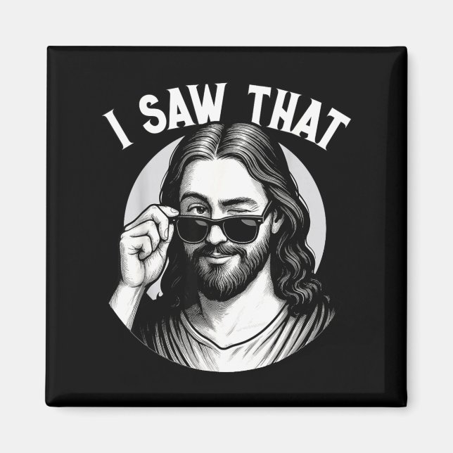 Imã Jesus, Eu Vi Isso, Citação Engraçada do Meme de Je (Frente)