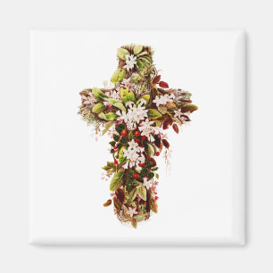 Imã Jesus Flor de cruz de Domingo de Páscoa