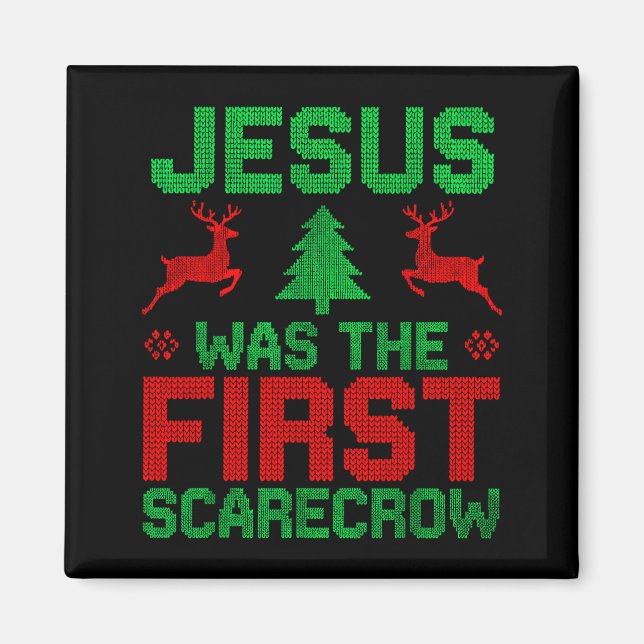 Imã Jesus Foi A Primeira Camiseta Feia De Renas-ecrow  (Frente)