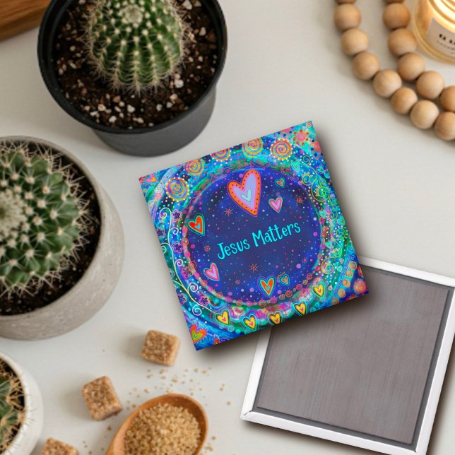 Imã Jesus Importa Magneta de Inspirivência Whimsical A (Criador carregado)