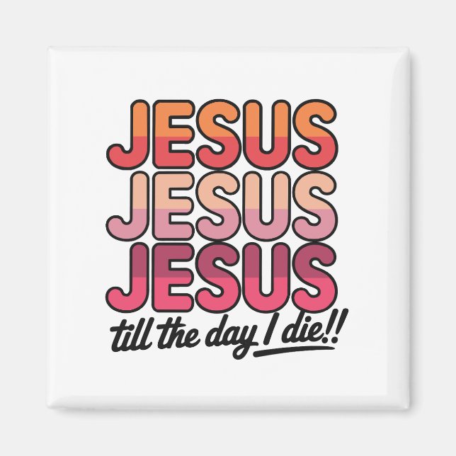 Imã Jesus, Jesus, Jesus Até o dia em que eu morrer (Frente)