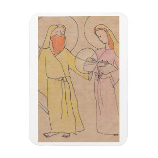 Ímã Jesus Joseph and Mary