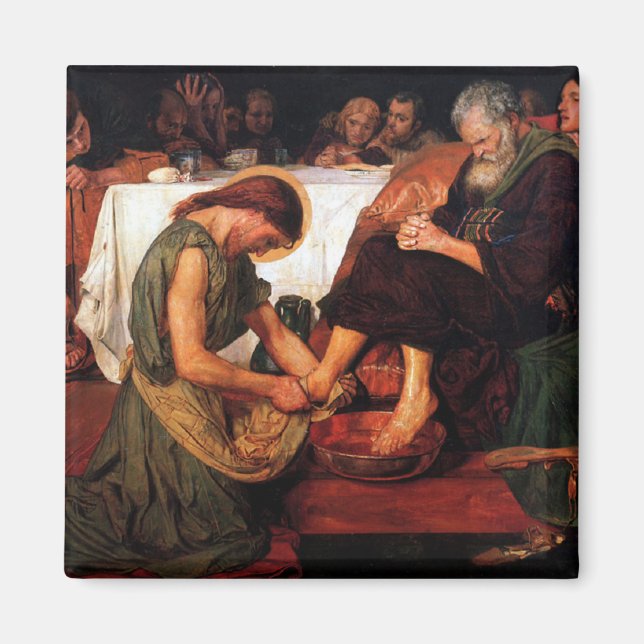 Imã Jesus Lavando Pés de Peter (Frente)