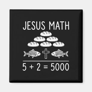 Imã Jesus matemática 2 peixes 5 pães alimenta os 5000 