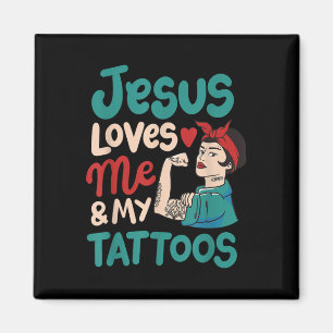 Imã Jesus Me Ama E Minhas Tatuagens