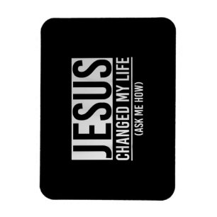 Ímã Jesus Mudou A Minha Vida Pergunte-Me Como Jesus