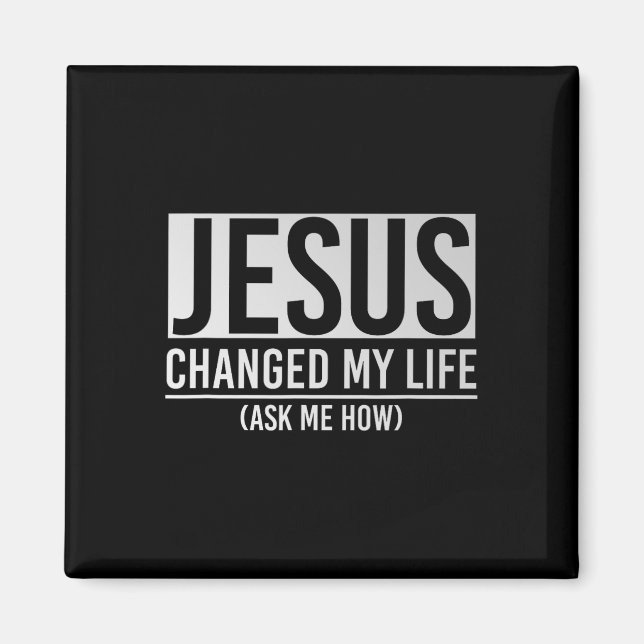 Imã Jesus Mudou Minha Vida Pergunte Como Jesus  (Frente)