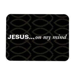 Ímã Jesus na minha mente Bíblias Cotas Personalizá-l