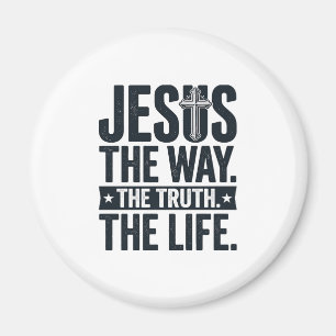 Imã Jesus O Caminho A Verdade A Vida Camiseta Cristã