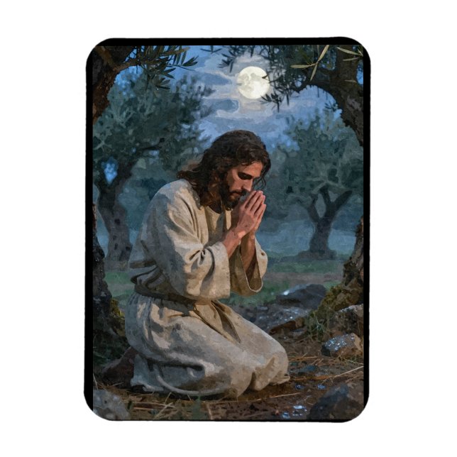 Ímã Jesus orando (Vertical)