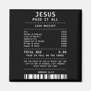 Imã Jesus Pagou Tudo Engraçado Cristão (nas Costas)