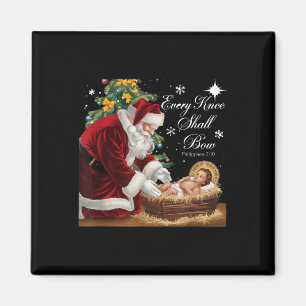 Imã Jesus Papai noel Natal Natal Natal Todos os Knee S