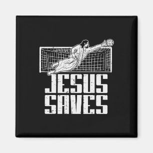 Imã Jesus Salva Futebol Futebol Cristão Goleiro Gol
