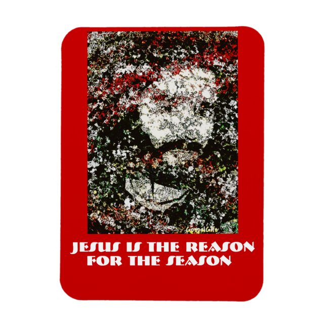 Ímã Jesus Season Face de Cristo (Vertical)