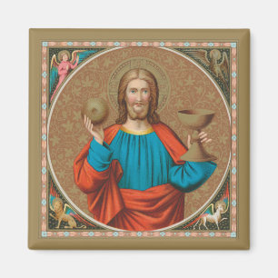 Imã Jesus Segurando a Eucaristia (SNV 050)