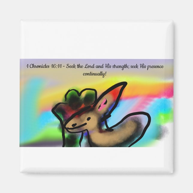 Imã Jesus strength  (Frente)