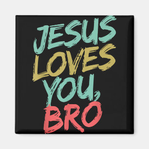 Imã Jesus Te Ama Bro Crianças Cristãs Engraçadas