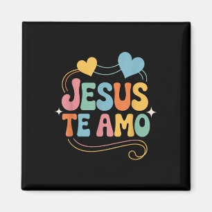 Imã Jesus Te Ama Citação Espanhola Inspiradora e Amoro