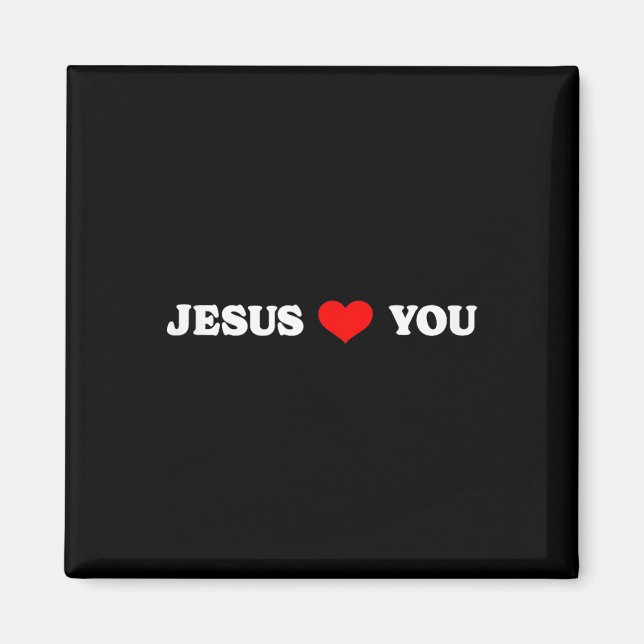 Imã Jesus Te Ama - Religioso Cristão (Frente)