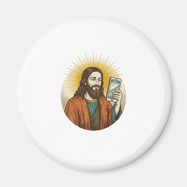 Imã Jesus Vídeo Acidental Em Vez De Câmera De Foto Fal (Frente)