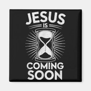 Imã Jesus Vindo em Breve Versículo Bíblico Cristão Rel